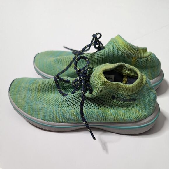 Columbia Chimera Athletic Shoe Knit Lace Up Green Size 7.5 - Picture 2 of 7